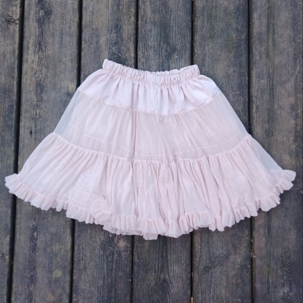 Light Pink Ruffled Skirt
